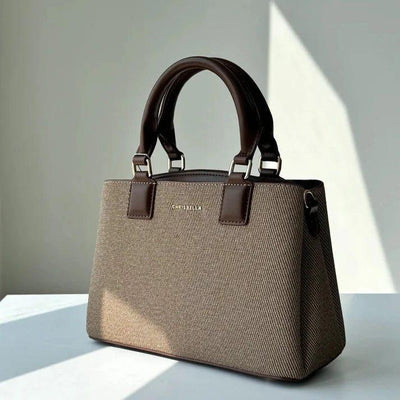 Stylish black shoulder bag for women