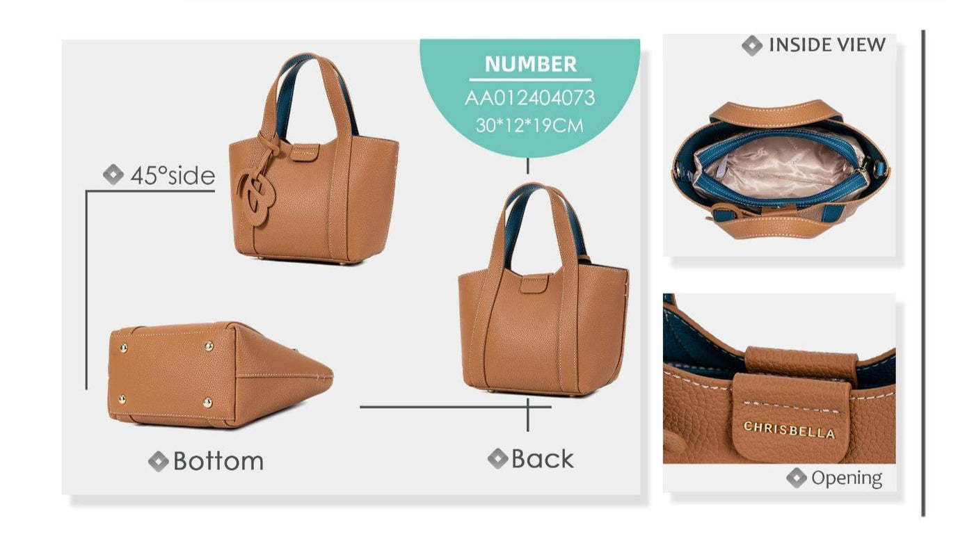 Chrisbella New Trending Handbag with wallet AA012404073651