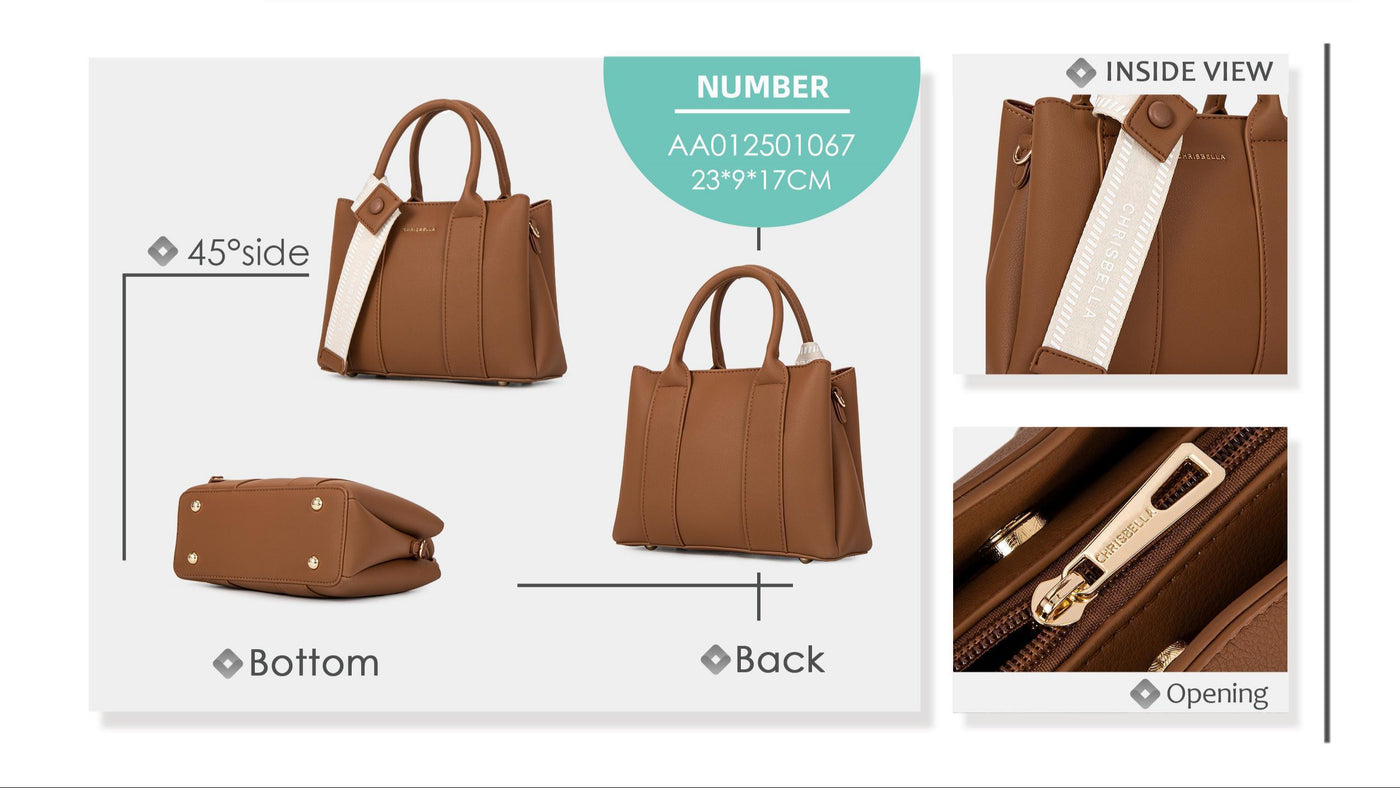 Chrisbella Premium Collection of Handbag with Wallet AA012501067620