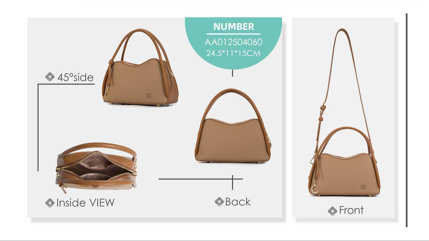 Chrisbella New Handbag with Wallet and Long Strap AA012504060651