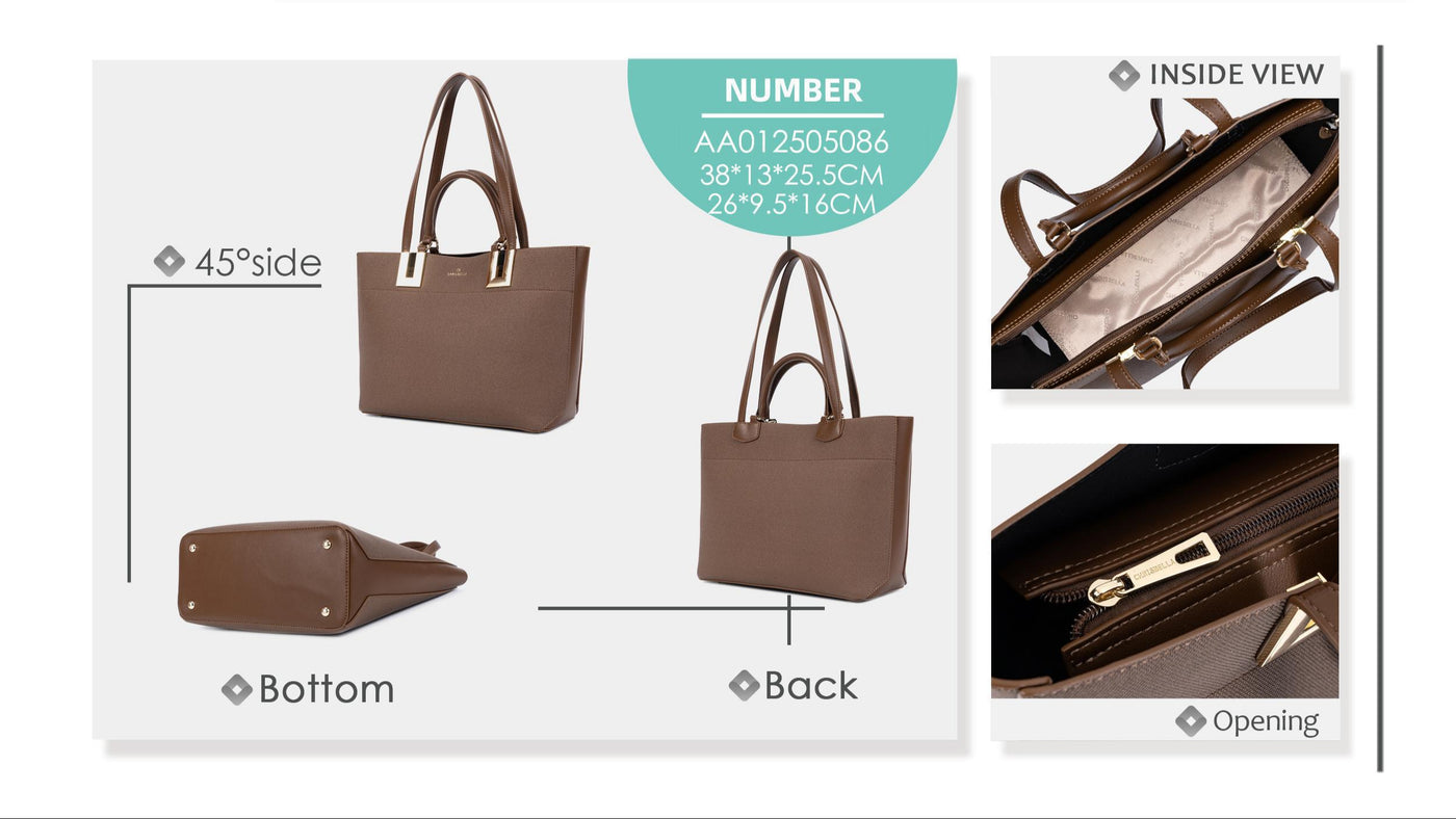 Chrisbella New Tote Bag with Big Pouch AA012505086756