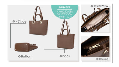 Chrisbella New Tote Bag with Big Pouch AA012505086756