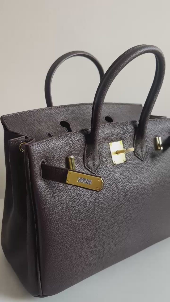 Hermes Inspired Handbag  With Double Long Strap