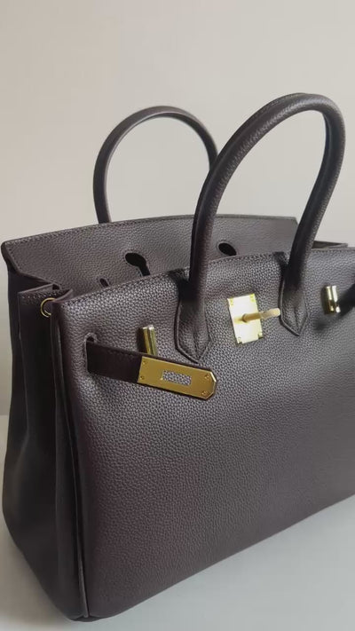 Hermes Inspired Handbag  With Double Long Strap